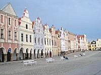 The famous UNESCO square in Telc